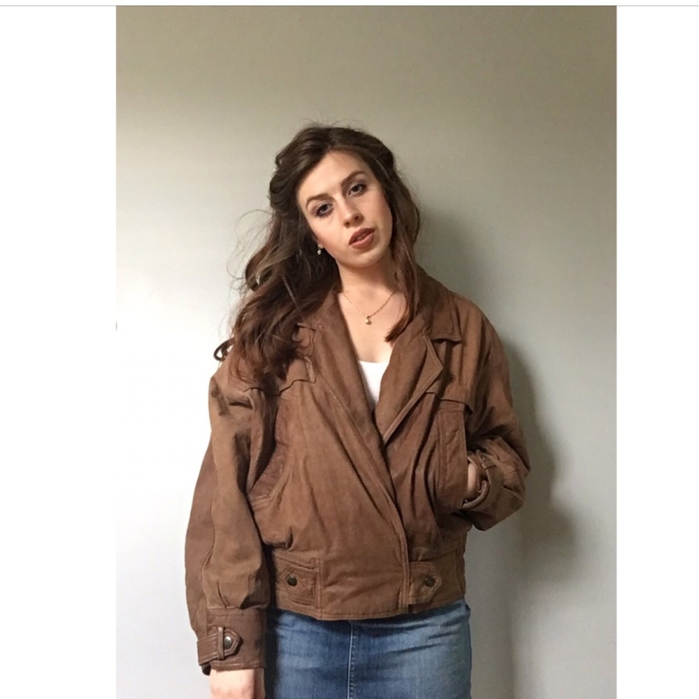 Vintage leather jacket - Picture 1 of 2